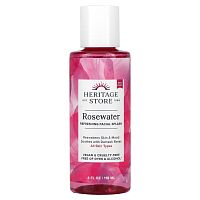 Heritage Store, Rosewater, Refreshing Facial Splash, 4 fl oz (118 ml)