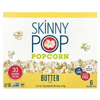 SkinnyPop, Popcorn, Butter, 6 Bags, 2.8 oz (79 g) Each