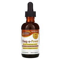 North American Herb & Spice, Chag-O-Power, Wild, Raw Emulsified Chaga Mushroom, 2 fl oz (60 ml)