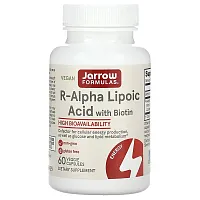 Jarrow Formulas, R-Alpha Lipoic Acid with Biotin, 60 Veggie Capsules