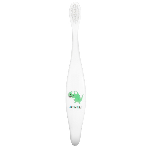 Jack n' Jill, Bio Toothbrush, Dino, 1 зубная щетка фото 3