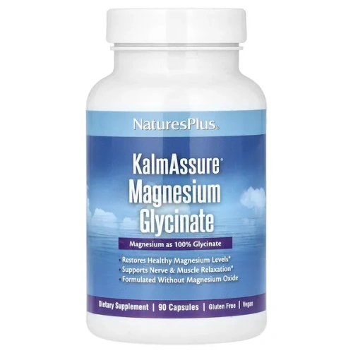 NaturesPlus, KalmAssure, Magnesium Glycinate, 90 Capsules