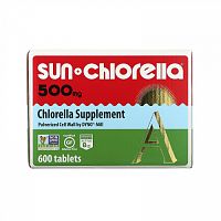 Sun Chlorella, Sun Chlorella A, 500 мг, 600 таблеток