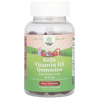 Nature&#x27;s Craft, Kids Vitamin D3 Gummies, Mixed Berries, 25 mcg (1,000 IU), 60 Gummies