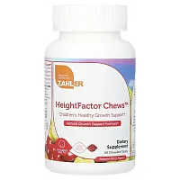 Zahler, Height Factor Chews, Natural Berry, 60 Chewable Tablets