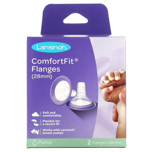 Lansinoh, Фланцы ComfortFit`` 2 фланца, 28 мм каждый