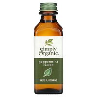 Simply Organic, Экстракт перечной мяты, 2 жидкие унции (59 мл)