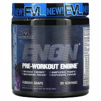 EVLution Nutrition, ENGN, Pre-Workout Enginе, виноград, 243 г (8,6 унции)