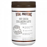 Vital Proteins, Коллагеновый латте, горячее какао, 12,5 унций (355 г)