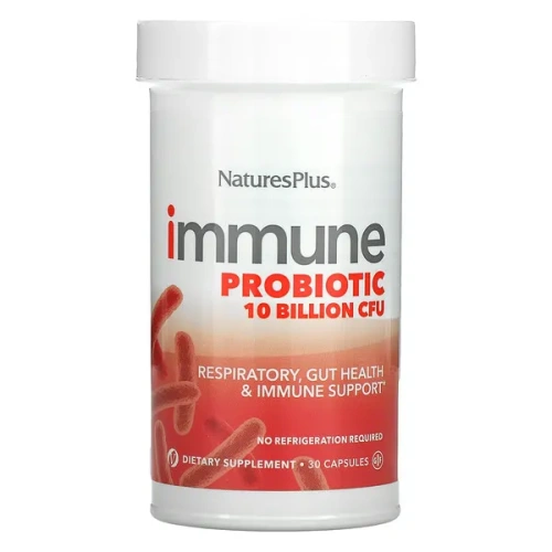 NaturesPlus, Immune Probiotic, 10 Billion CFU, 30 Capsules