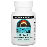 Source Naturals, Red Clover Extract, 500 mg, 60 Tablets