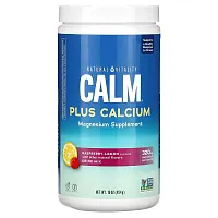 Natural Vitality, CALM Plus Calcium, Drink Mix, Raspberry-Lemon, 16 oz (454 g)