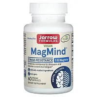 Jarrow Formulas, Vegan MagMind, Stress Resistance, 60 Veggie Capsules