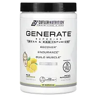 Cutler Nutrition, Generate, Superior BCAA &amp; EAA Infusion, Sour Lemonade, 12.91 oz (366 g)