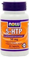 Now Foods, 5-гидрокситриптофан (5-HTP), 50 мг, 30 растительных капсул