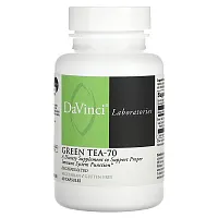 DaVinci Laboratories of Vermont, Green Tea-70, Decaffeinated, 60 Capsules