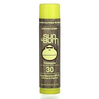 Sun Bum, Солнцезащитный бальзам для губ, SPF 30, ананас, 4,25 г (0,15 унции)