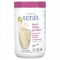 Tera's Whey, Grass Fed, Simply Pure Whey Protein, бурбонская ваниль, 340 г (12 унций)