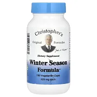 Christopher&#x27;s Original Formulas, Winter Season Formula, 1,050 mg, 100 Vegetarian Caps (525 mg per Capsule)