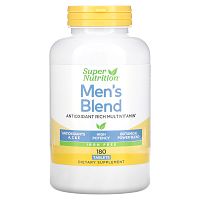 Super Nutrition, Men's Blend, смесь для мужчин,без железа, 180 таблеток