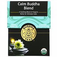 Buddha Teas, Calm Buddha Blend, 18 чайных пакетиков, 27 г (0,95 унции)