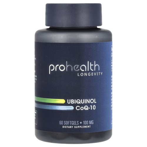 ProHealth Longevity, Ubiquinol CoQ-10, 100 mg, 60 Softgels