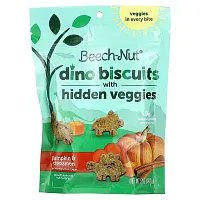 Beech-Nut, Dino Biscuits with Hidden Veggies, Pumpkin &amp; Cinnamon, 5 oz (142 g)