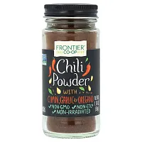 Frontier Co-op, Chili Powder With Cumin, Garlic &amp; Oregono, 1.76 oz (50 g)