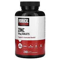 Force Factor, Zinc, 50 mg, 240 Tablets