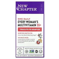 New Chapter, Every Woman&#x27;s One Daily 55+ Multivitamin, 72 Vegetarian Tablets