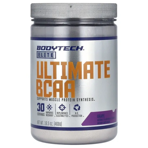 BodyTech, Elite, Ultimate BCAA, Grape, 16.5 oz (468 g)