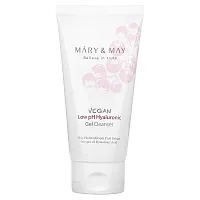 Mary &amp; May, Vegan Low pH Hyaluronic Gel Cleanser, 5.07 fl oz (150 ml)