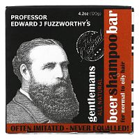 Professor Fuzzworthy's, Gentlemans Beer Shampoo Bar, For Normal to Oil Hair, Unscented, 4.2 oz (120 g)