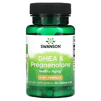 Swanson, DHE &amp; Pregnenolone, 60 Veggie Caps