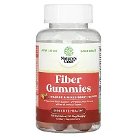 Nature&#x27;s Craft, Fiber Gummies, Orange &amp; Mixed Berry, 30 Gummies