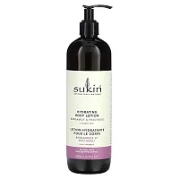 Sukin, Hydrating Body Lotion, Bergamot &amp; Patchouli, 16.9 fl oz (500 ml)