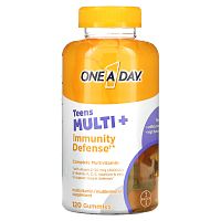 One-A-Day, Teens Multi + Immunity Defense, 120 жевательных таблеток