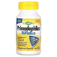 Nature&#x27;s Way, Primadophilus Bifidus, For Adults, 5 Billion CFU, 90 Vegetable Capsules