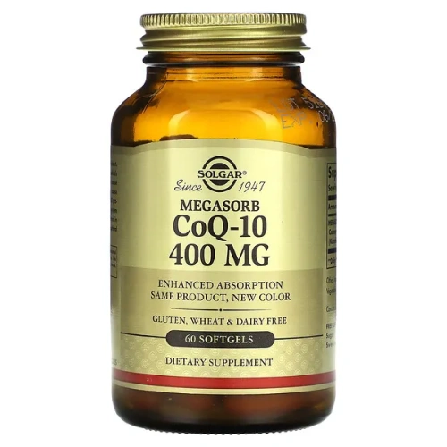 Solgar, Megasorb CoQ-10, 400 mg, 60 Softgels