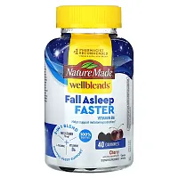 Nature Made, Wellblends, Fall Asleep Faster, Vitamin B6, Cherry, 40 Gummies