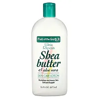 Fruit of the Earth, Skin Care Lotion, Shea Butter &amp; Aloe Vera, 16 fl oz (473 ml)