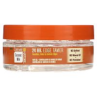 Creme Of Nature, Кокосовое молоко, 24 часа. Edge Tamer, гель для волос, для натуральных волос, 63,7 г (2,25 унции)