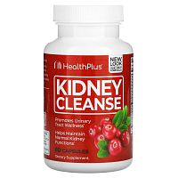 Health Plus, Kidney Cleanse, очищение почек, 60 капсул