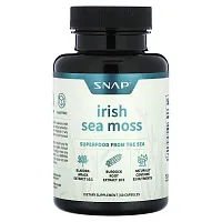 Snap Supplements, Irish Sea Moss, 60 Capsules