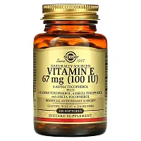 Solgar, Naturally Sourced Vitamin E, 67 mg (100 IU), 100 Softgels