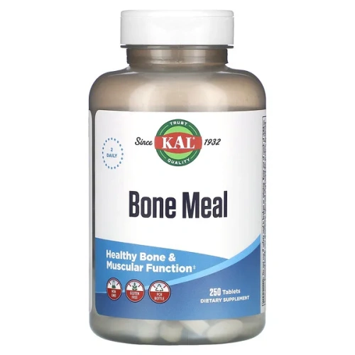 KAL, Bone Meal, 250 Tablets