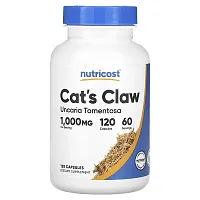 Nutricost, Cat&#x27;s Claw, 1,000 mg, 120 Capsules (500 mg per Capsule)