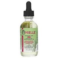 Mielle, Light Scalp &amp; Hair Strengthening Oil, Rosemary Mint, 2 fl oz (59 ml)