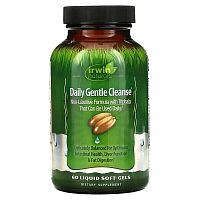 Irwin Naturals, Daily Gentle Cleanse, 60 Liquid Soft-Gels