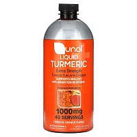 Qunol, Liquid Turmeric, Extra Strength, Tropical Orange, 1,000 mg, 20.3 fl oz (600 ml)